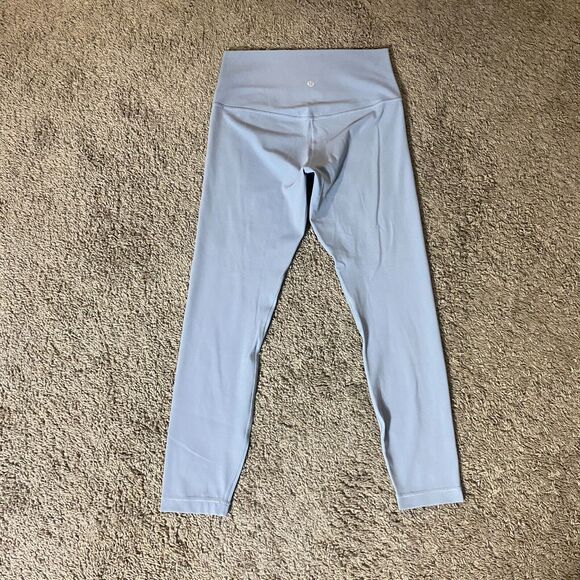 Lululemon Size 8 Align Pant High Rise 25" Inseam Chambray Grey Blue - Picture 2 of 5